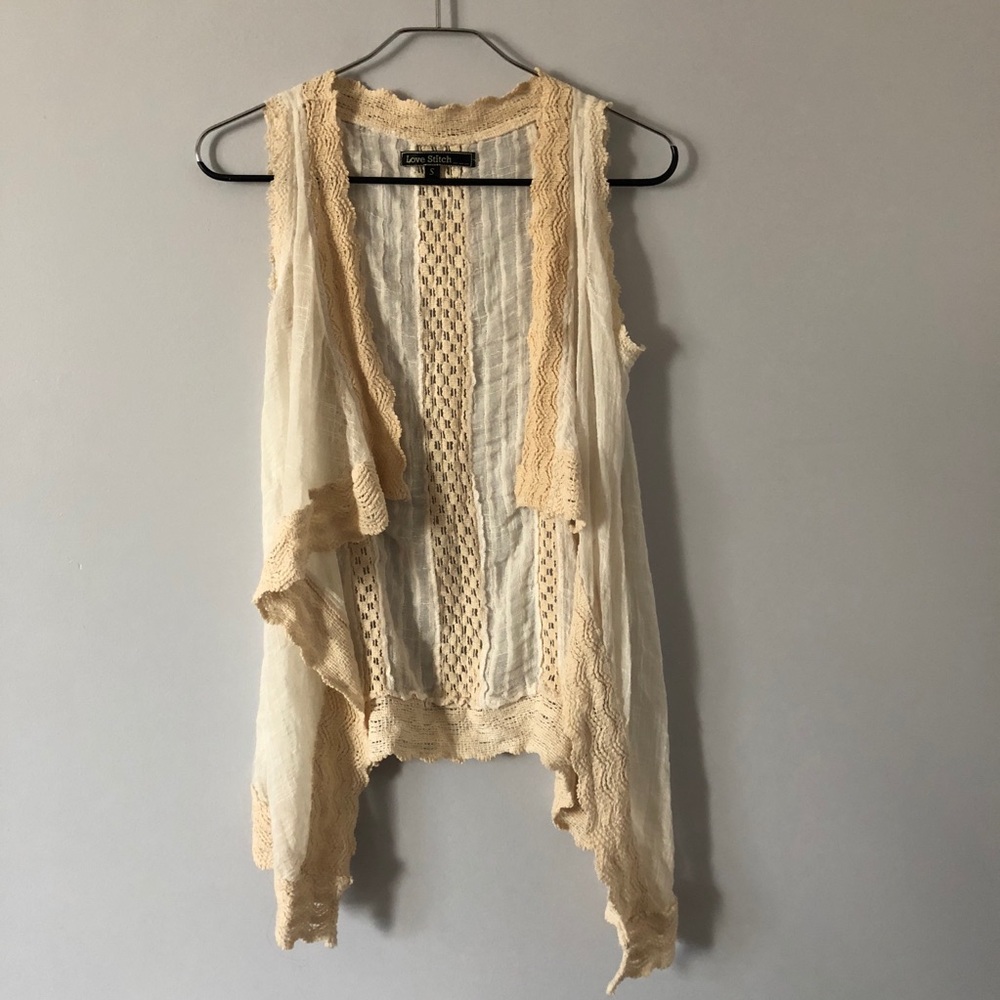 Bohemian Crochet Vest